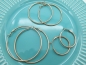 Preview: Creolen Ohrringe rosegoldfarben Edelstahl